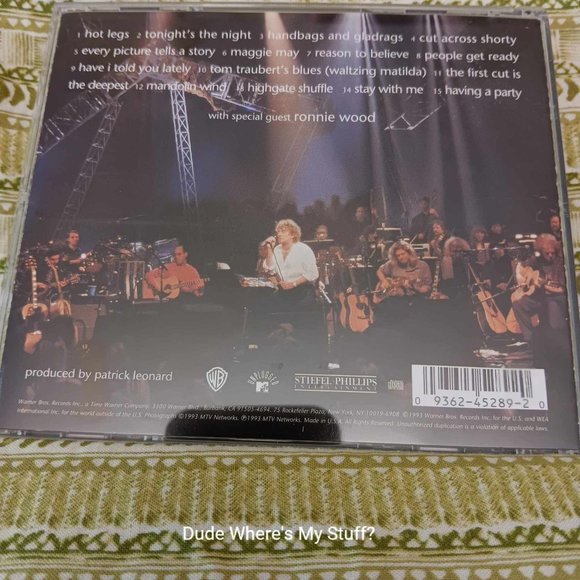Rod Stewart - Unplugged - 1993 CD - 15 Songs - Picture 3 of 3